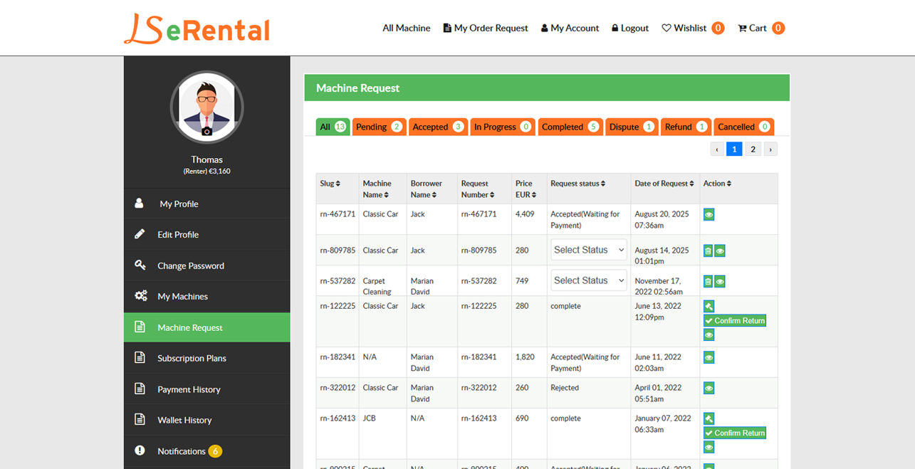 Accept/Reject Request