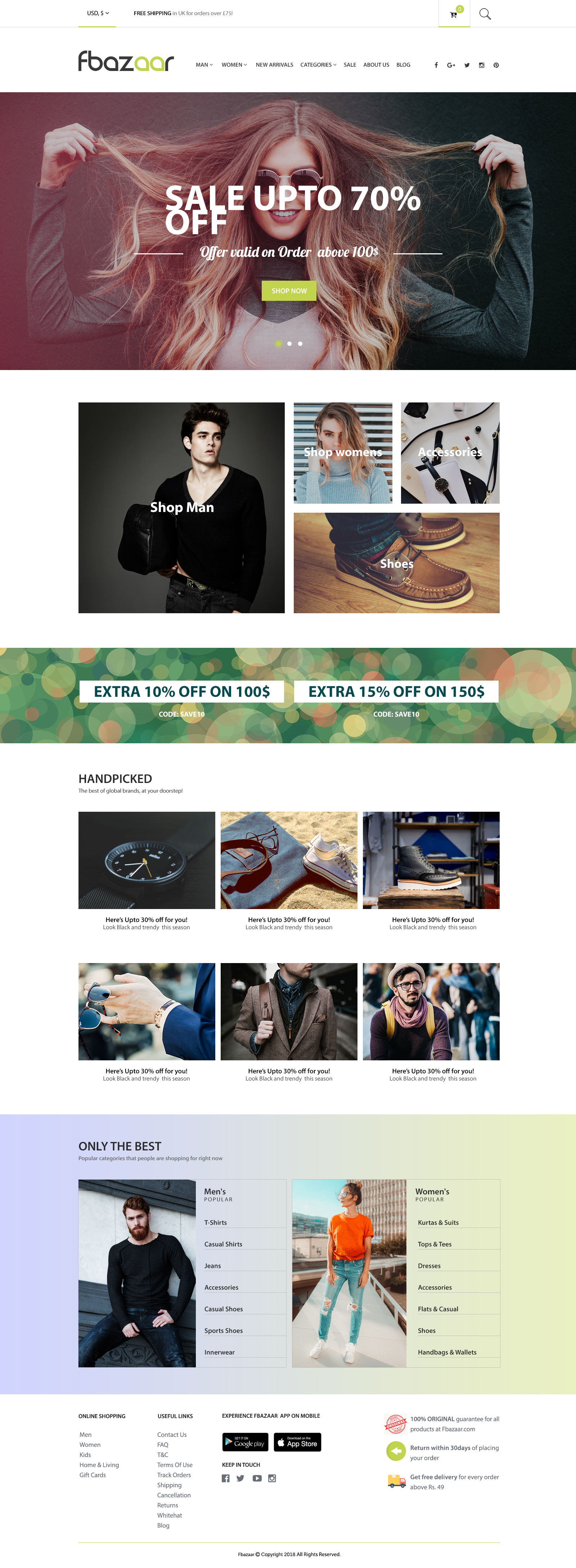 Fbazaar Website Template