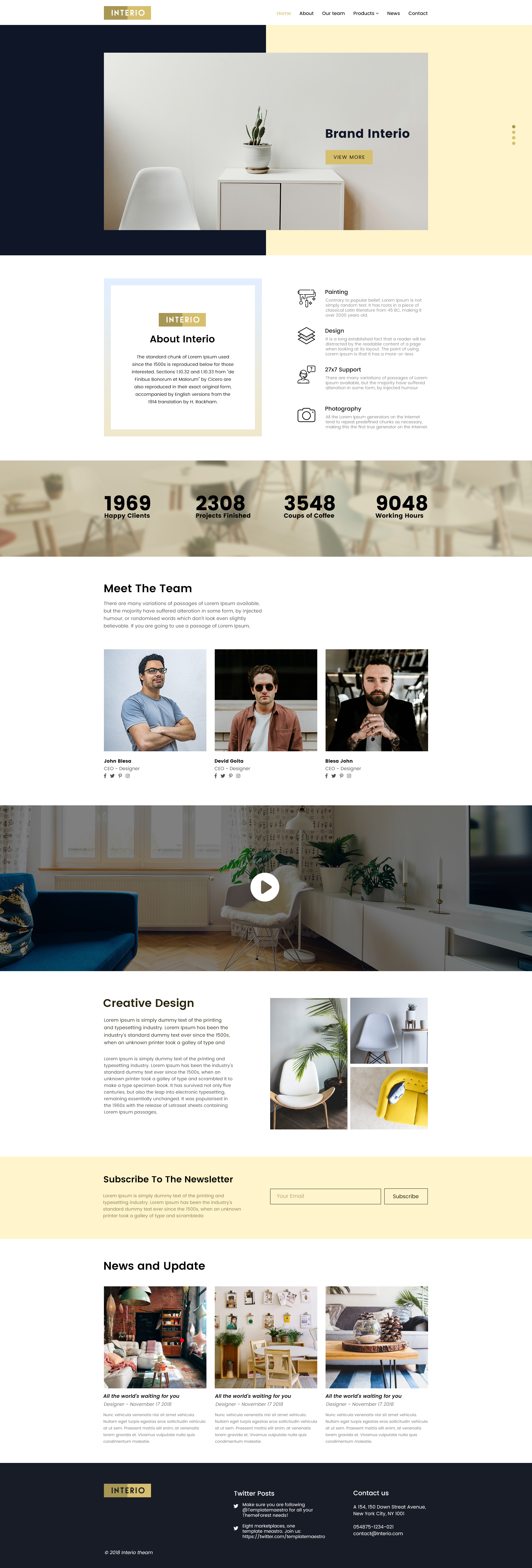 Interio Website Template