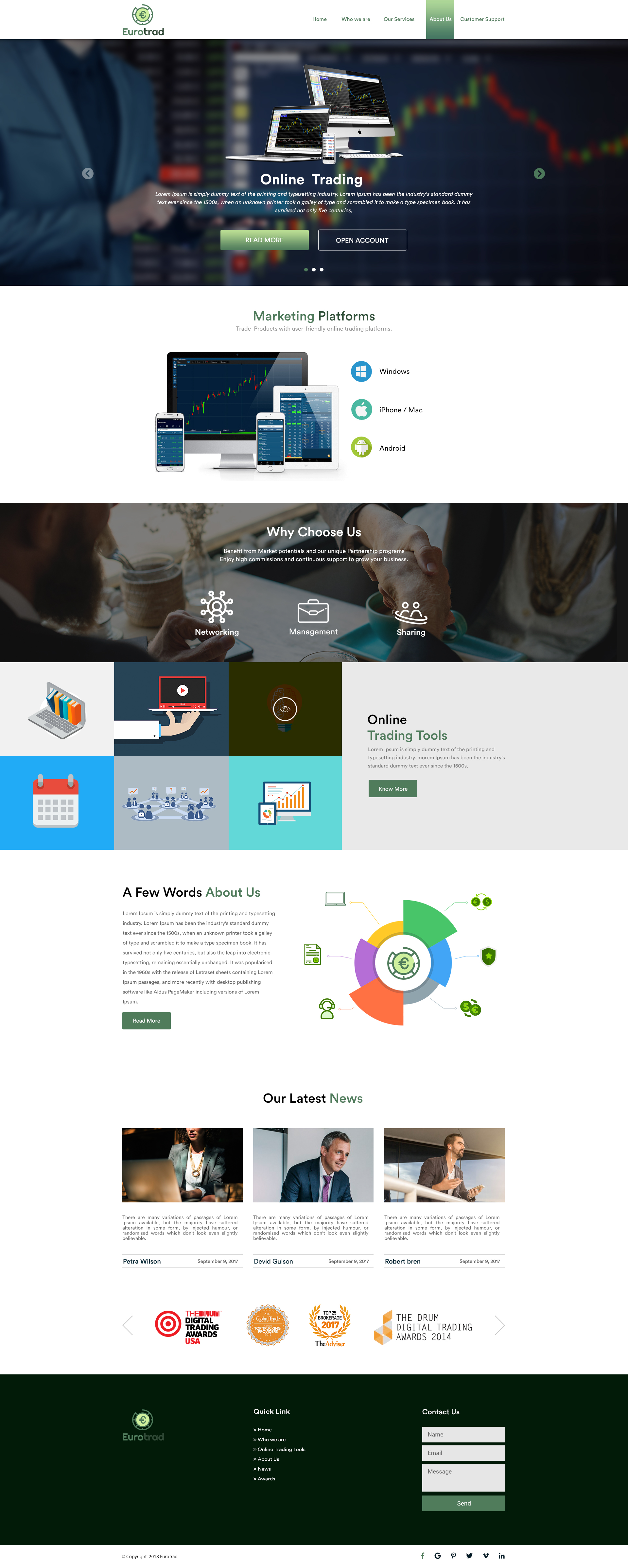 Eurotrad Website Template